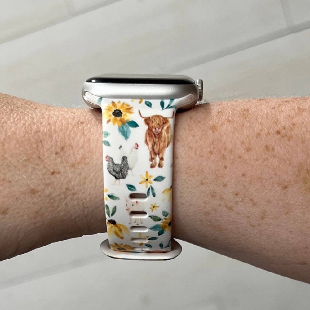 Farm animals watch band compatible with Apple Watches